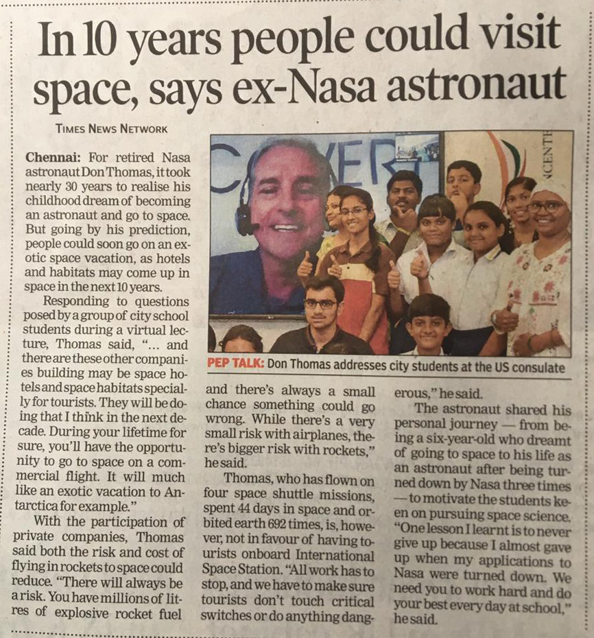 Report by Times of India